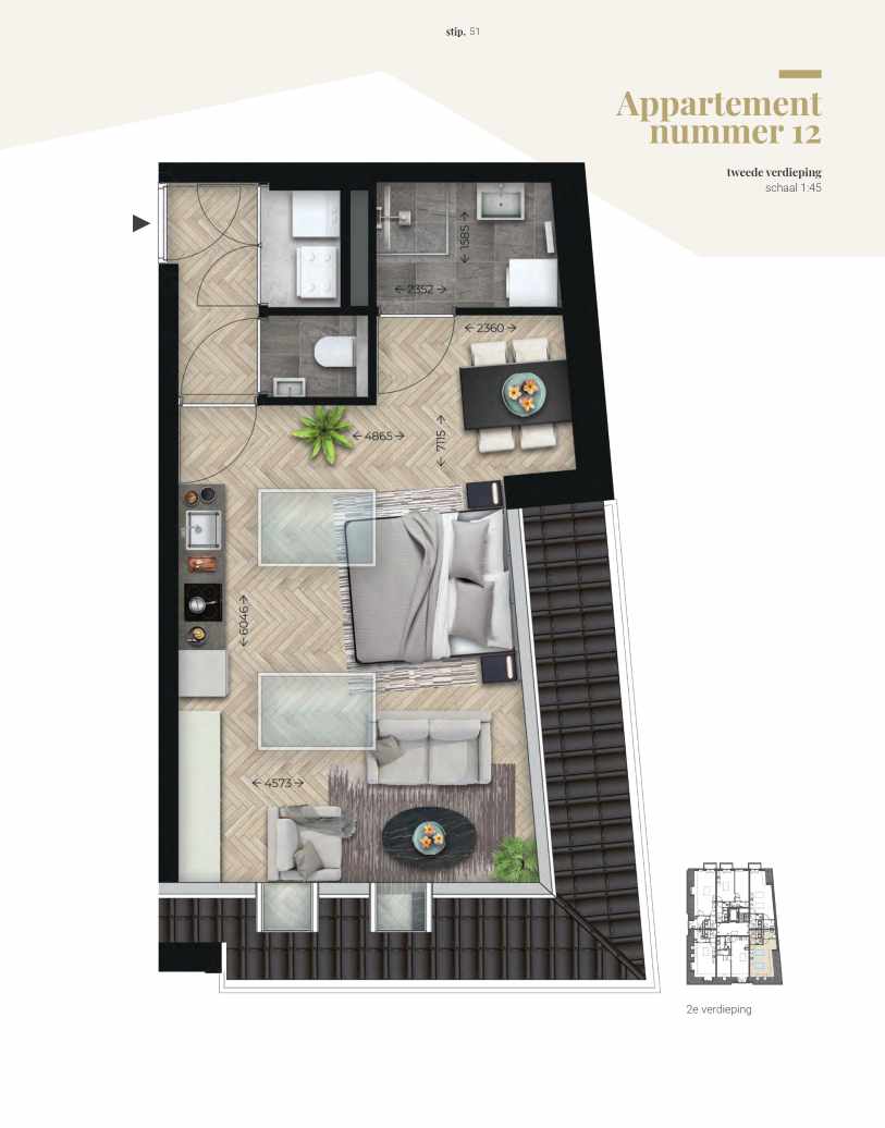 Appartement 12 | 't Laar Heeze | Nieuwbouw schilderwerk | Schilder Heeze