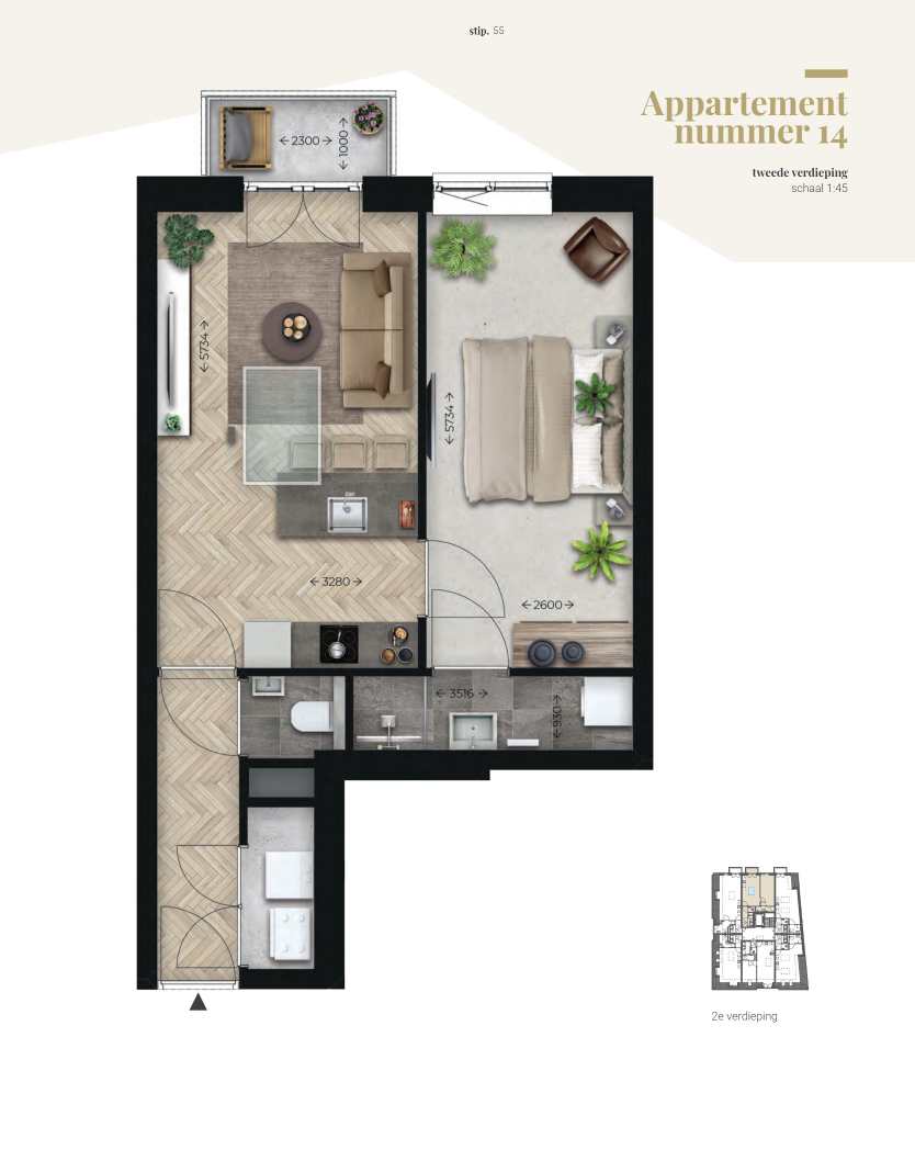 Appartement 14 | 't Laar Heeze | Nieuwbouw schilderwerk | Schilder Heeze