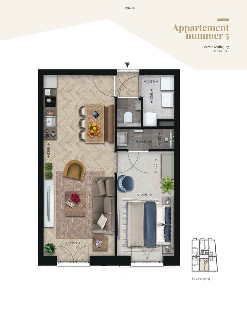 Appartement 5 | 't Laar Heeze | Nieuwbouw schilderwerk | Schilder Heeze