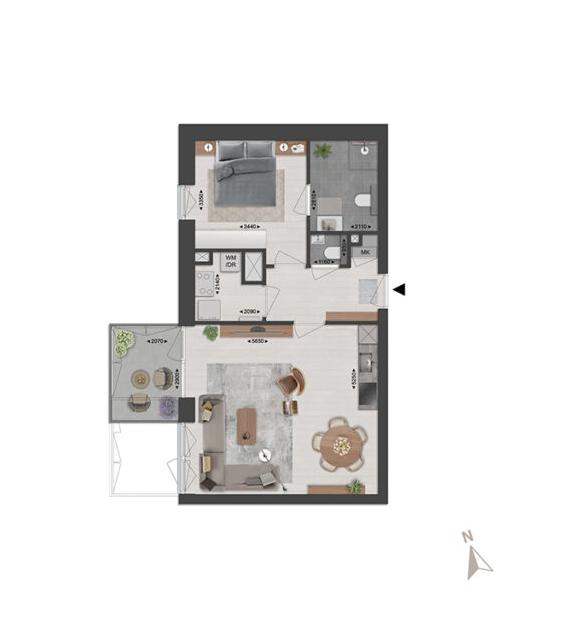 Blok A1 appartementen | Bouwnummers 3, 6, 10, 14, 18, 22 | De poort van Deurne | Nieuwbouw schilderwerk | Schilder Deurne
