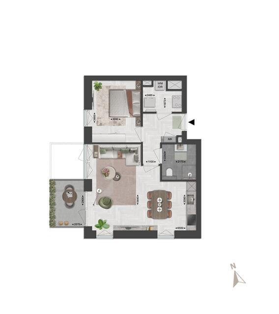Blok A1 appartementen | Bouwnummers 2, 5, 9, 13, 17, 21 | De poort van Deurne | Nieuwbouw schilderwerk | Schilder Deurne