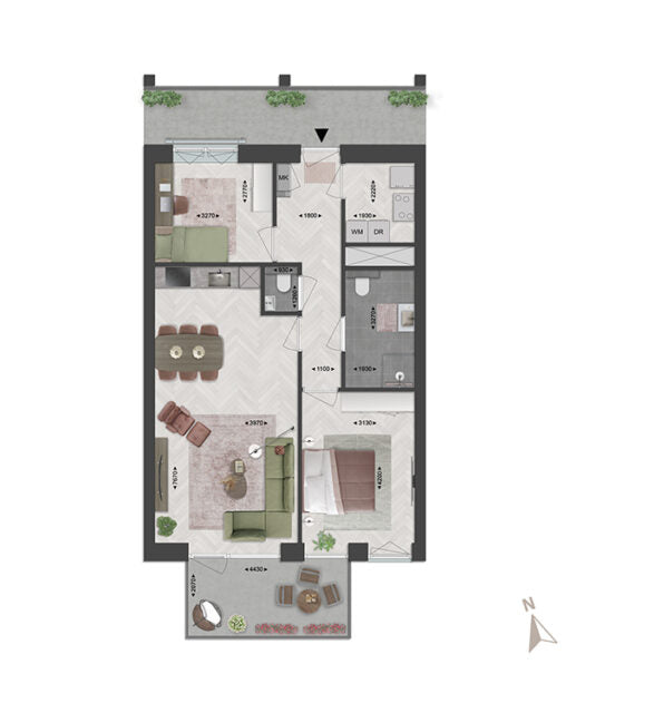 Blok B1 appartementen | Bouwnummers 45, 46, 49, 50, 53, 54, 57, 58, 61, 62 | De poort van Deurne | Nieuwbouw schilderwerk | Schilder Deurne