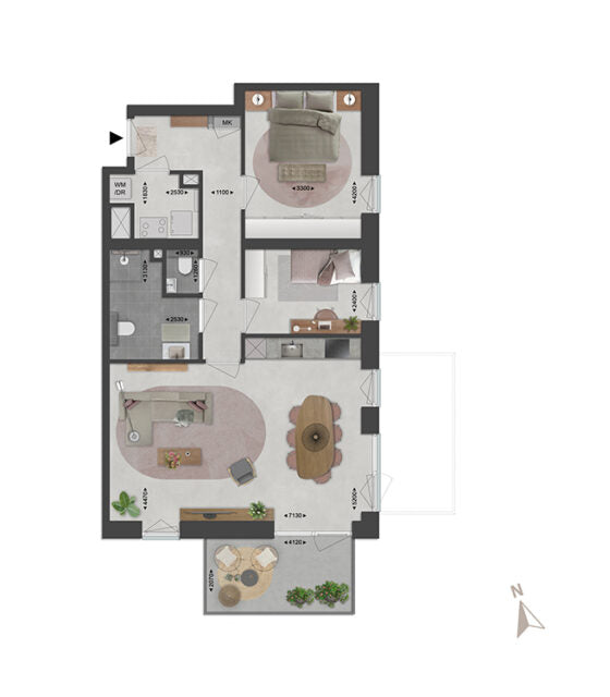 Blok B2 appartementen | Bouwnummers 66, 70, 74, 78, 82, 86 | De poort van Deurne | Nieuwbouw schilderwerk | Schilder Deurne