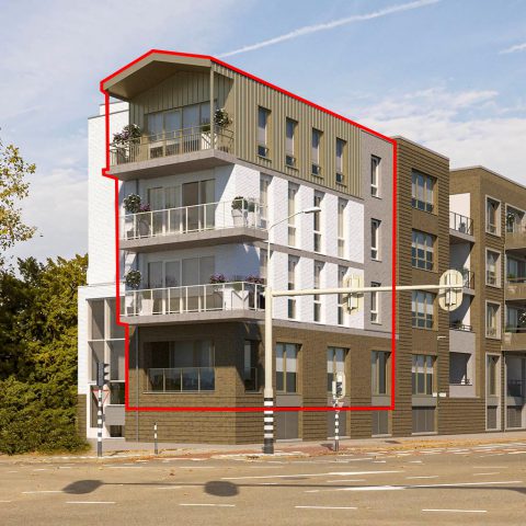 TYPE 1 appartement | Entrada Geldrop | Kavels 0.1, 1.1,2.1 &3.1 | Nieuwbouw schilderwerk | Schilder Geldrop