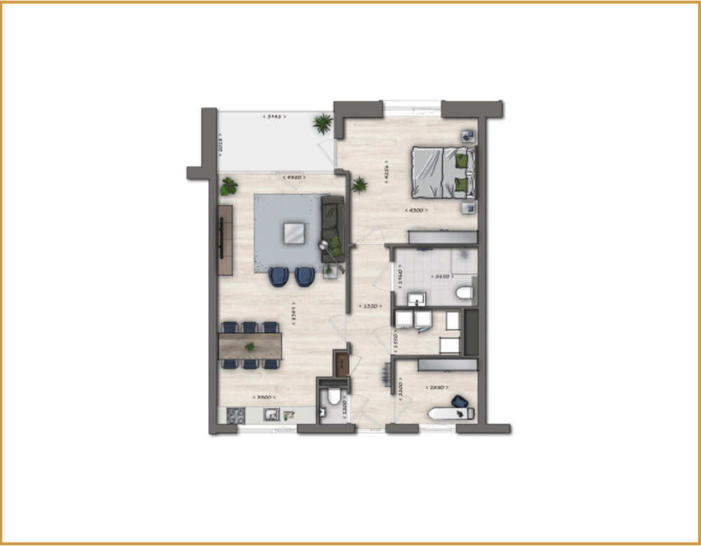 TYPE 7 appartement | Entrada Geldrop | Kavels 0.7, 1.7,2.7 &3.7 | Nieuwbouw schilderwerk | Schilder Geldrop