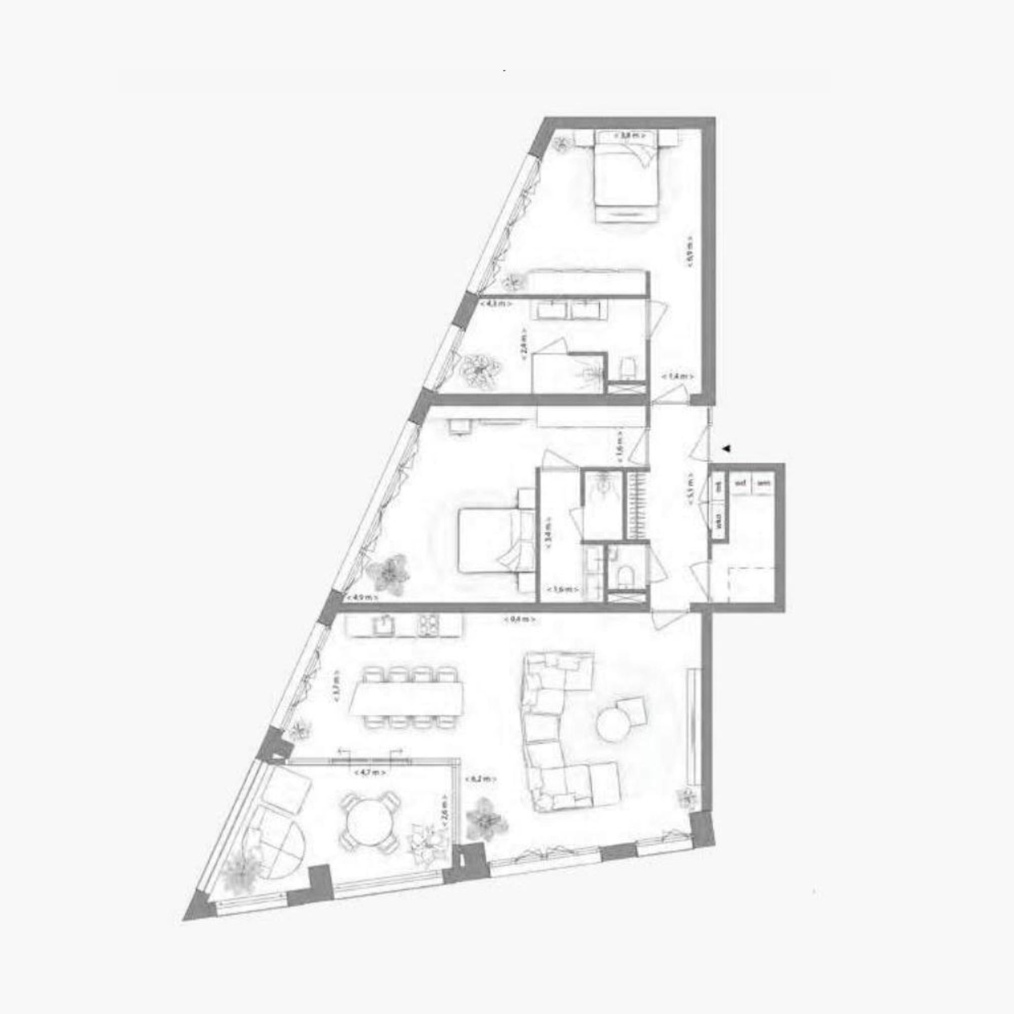 Type B appartement | Kavel 1.1.3 | Nieuw Bergen Eindhoven | Gebouw: INDIGO | Nieuwbouw schilderwerk | Schilder Eindhoven