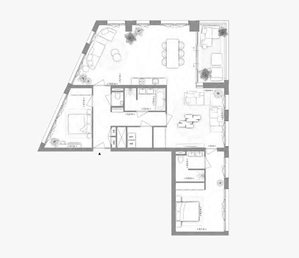 Type C appartement | Kavel 1.10.1 | Nieuw Bergen Eindhoven | Gebouw: INDIGO | Nieuwbouw schilderwerk | Schilder Eindhoven