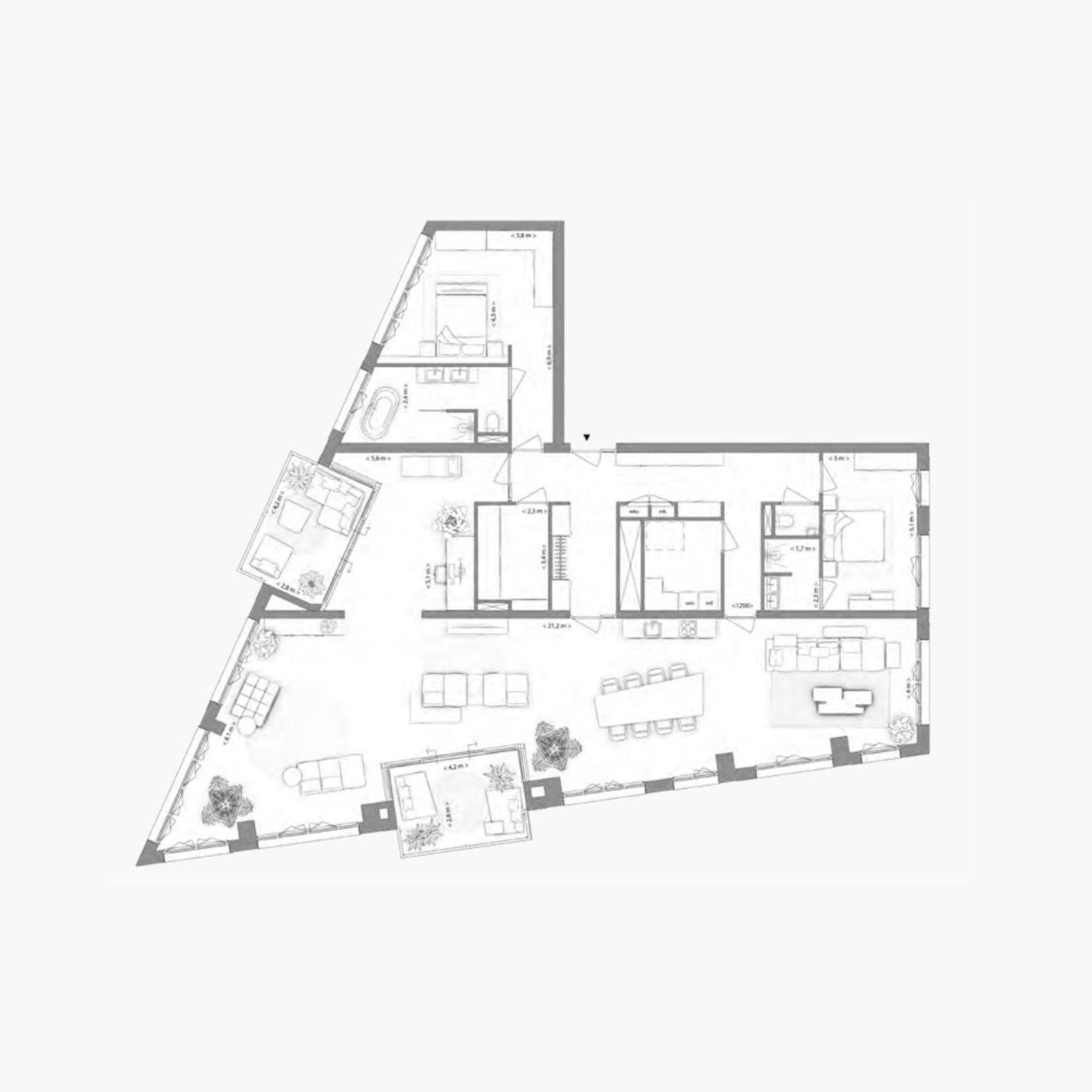 Type D appartement | Kavel 1.10.2 | Nieuw Bergen Eindhoven | Gebouw: INDIGO | Nieuwbouw schilderwerk | Schilder Eindhoven