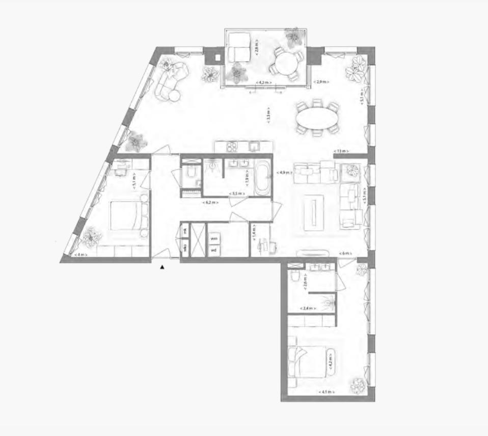 Type C appartement | Kavel 1.11.1 | Nieuw Bergen Eindhoven | Gebouw: INDIGO | Nieuwbouw schilderwerk | Schilder Eindhoven