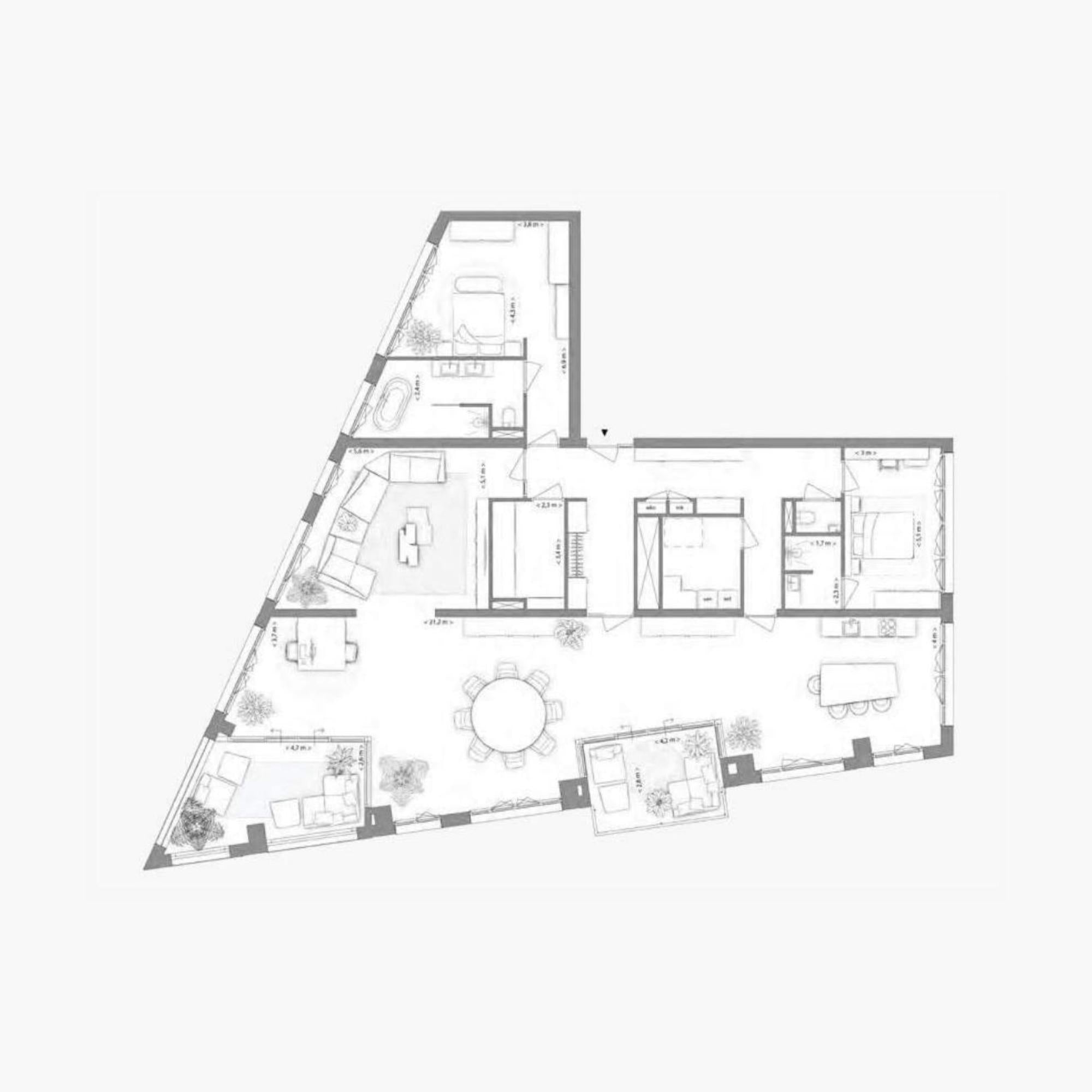 Type D appartement | Kavel 1.11.2 | Nieuw Bergen Eindhoven | Gebouw: INDIGO | Nieuwbouw schilderwerk | Schilder Eindhoven