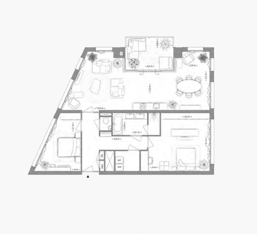 Type A appartement | Kavel 1.2.1 | Nieuw Bergen Eindhoven | Gebouw: INDIGO | Nieuwbouw schilderwerk | Schilder Eindhoven