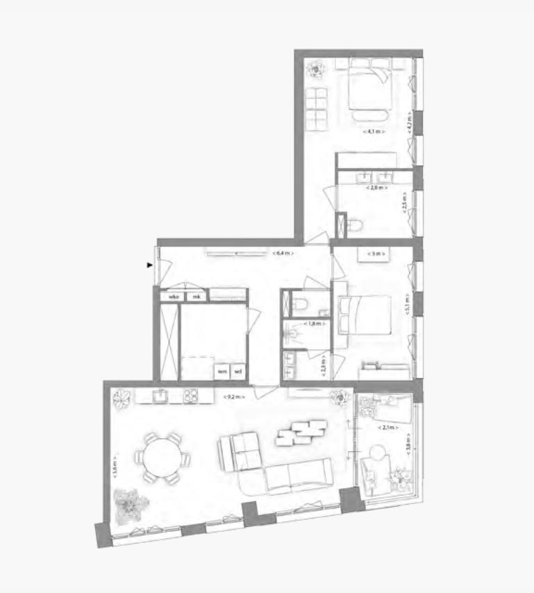 Type A appartement | Kavel 1.2.2 | Nieuw Bergen Eindhoven | Gebouw: INDIGO | Nieuwbouw schilderwerk | Schilder Eindhoven
