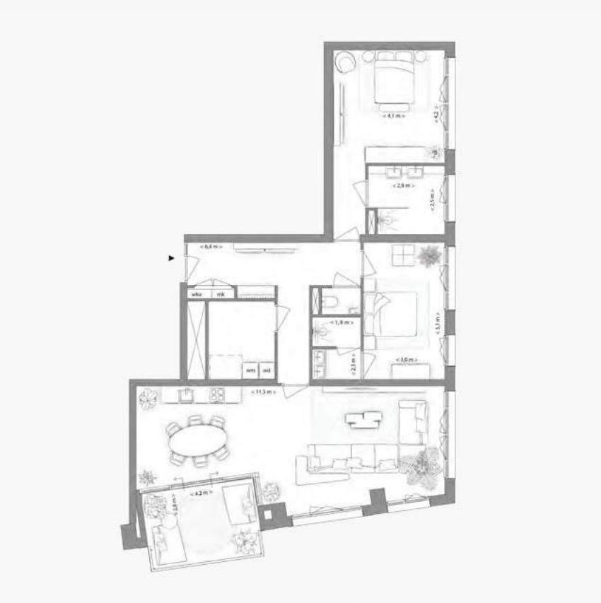 Type A appartement | Kavel 1.3.2 | Nieuw Bergen Eindhoven | Gebouw: INDIGO | Nieuwbouw schilderwerk | Schilder Eindhoven
