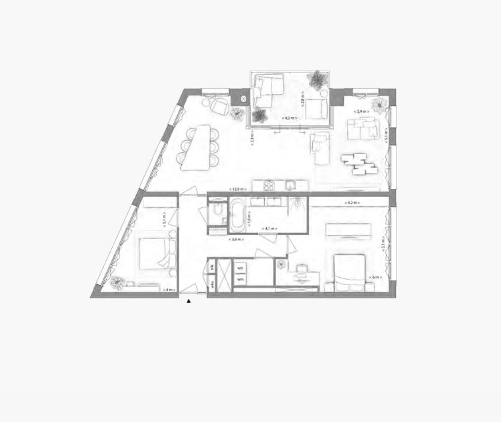 Type A appartement | Kavel 1.4.1 | Nieuw Bergen Eindhoven | Gebouw: INDIGO | Nieuwbouw schilderwerk | Schilder Eindhoven