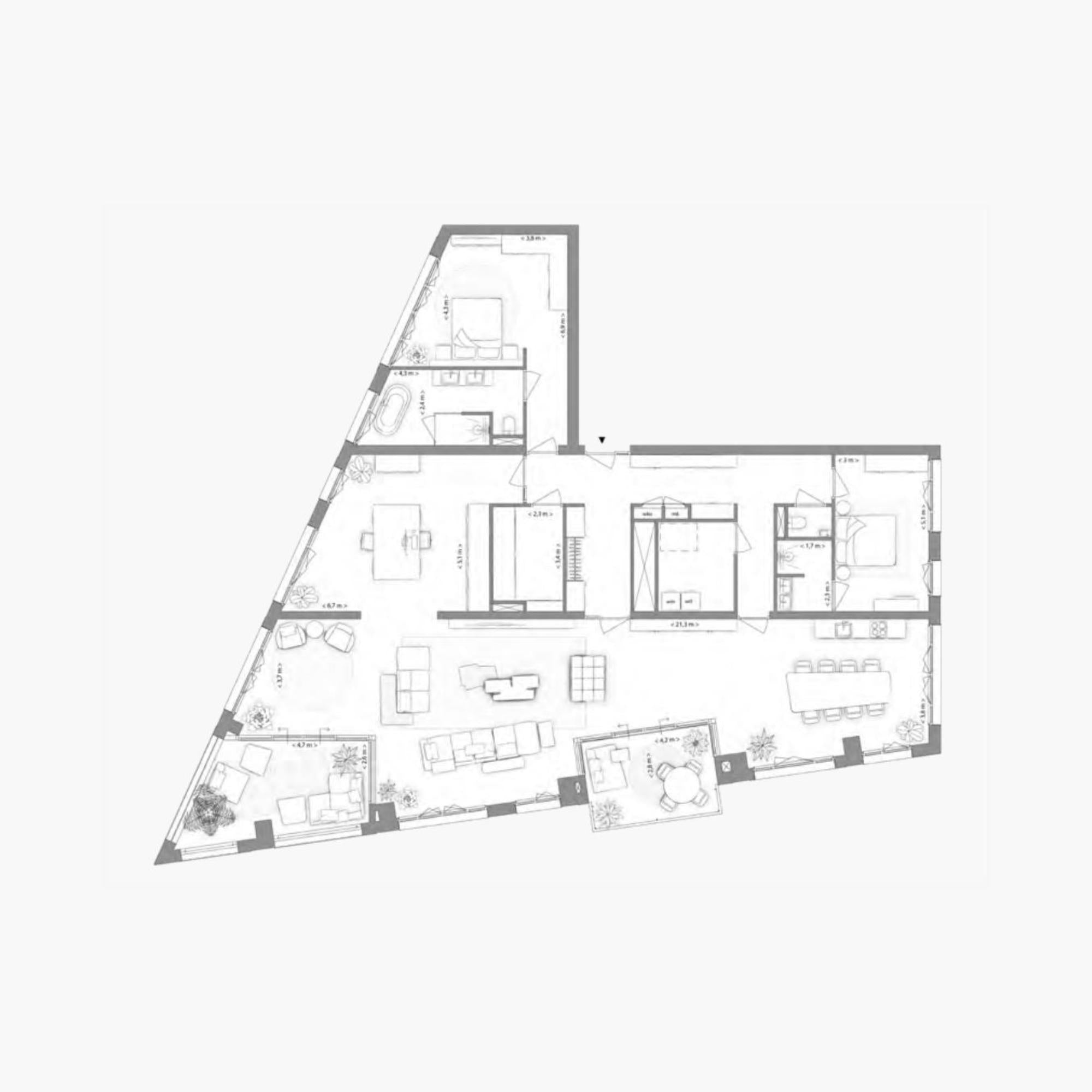 Type D appartement | Kavel 1.5.2 | Nieuw Bergen Eindhoven | Gebouw: INDIGO | Nieuwbouw schilderwerk | Schilder Eindhoven