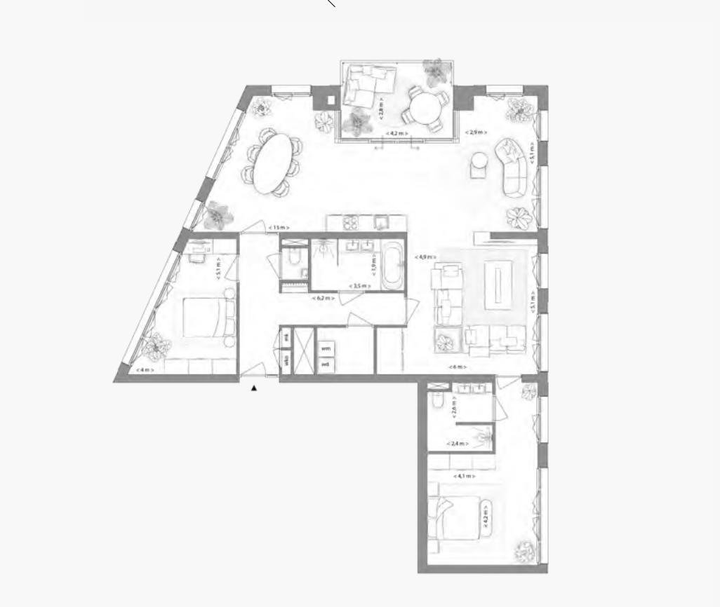 Type C appartement | Kavel 1.8.1 | Nieuw Bergen Eindhoven | Gebouw: INDIGO | Nieuwbouw schilderwerk | Schilder Eindhoven