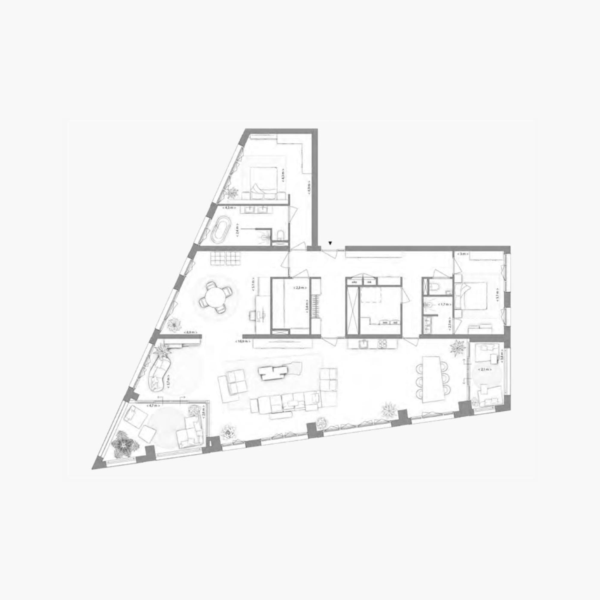 Type D appartement | Kavel 1.9.2 | Nieuw Bergen Eindhoven | Gebouw: INDIGO | Nieuwbouw schilderwerk | Schilder Eindhoven