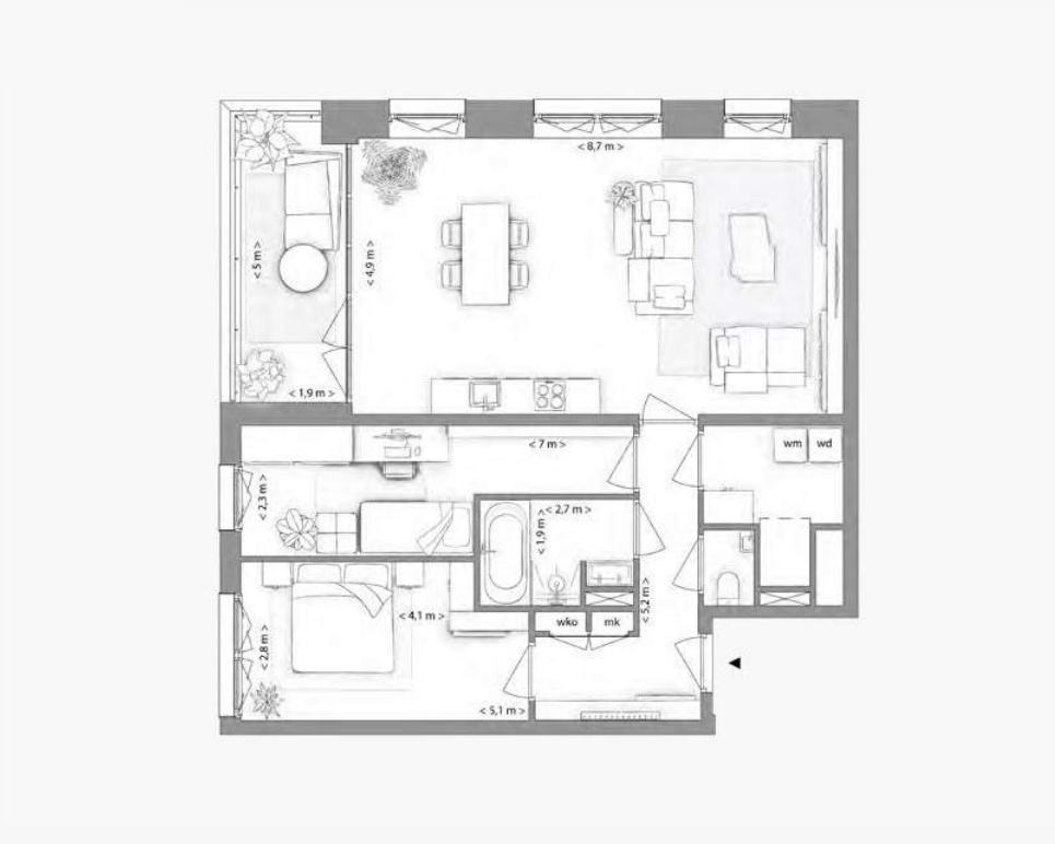 Type G appartement | Kavel 2.2.1 | Nieuw Bergen Eindhoven | Gebouw: VIOLET | Nieuwbouw schilderwerk | Schilder Eindhoven