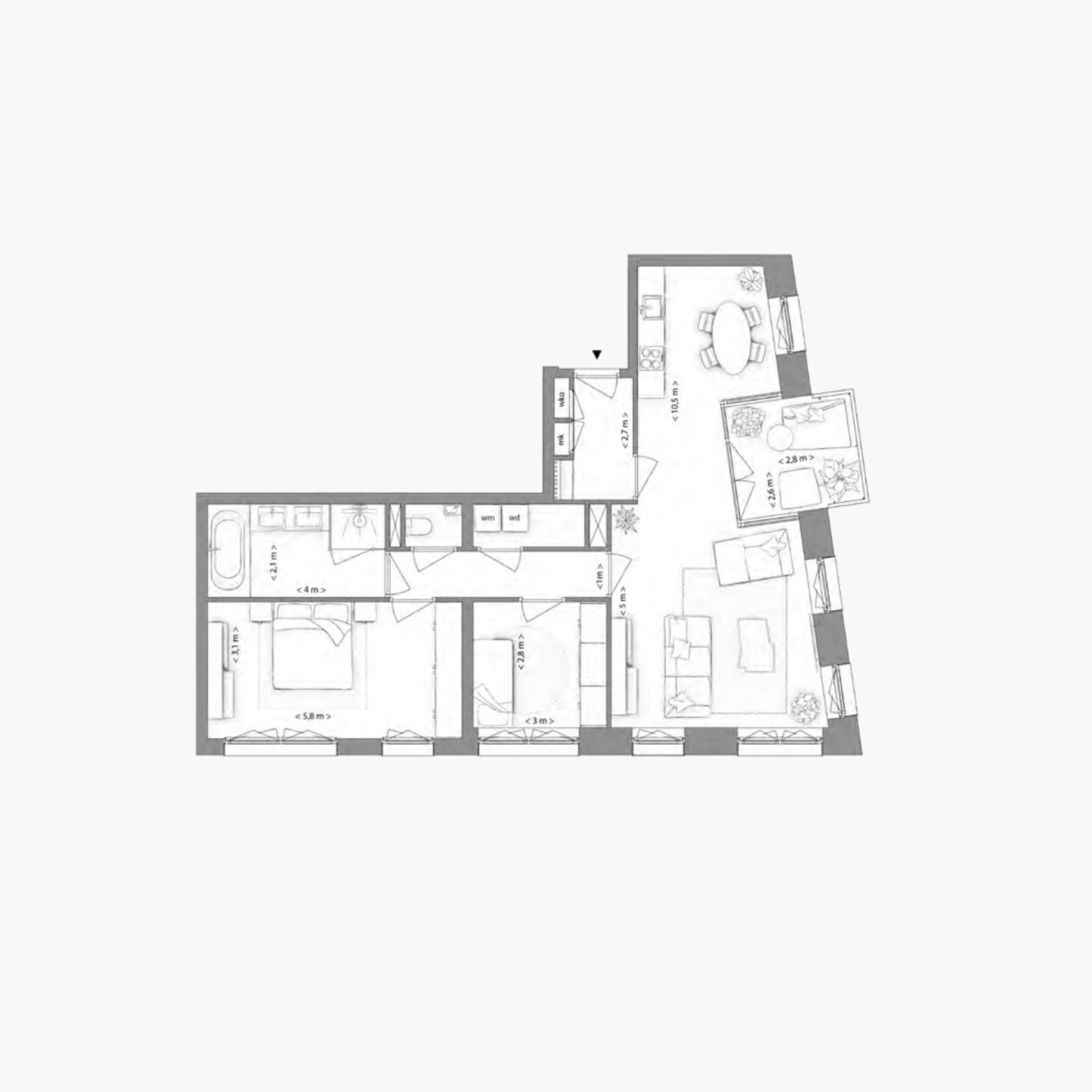 Type G appartement | Kavel 2.3.4 | Nieuw Bergen Eindhoven | Gebouw: VIOLET | Nieuwbouw schilderwerk | Schilder Eindhoven