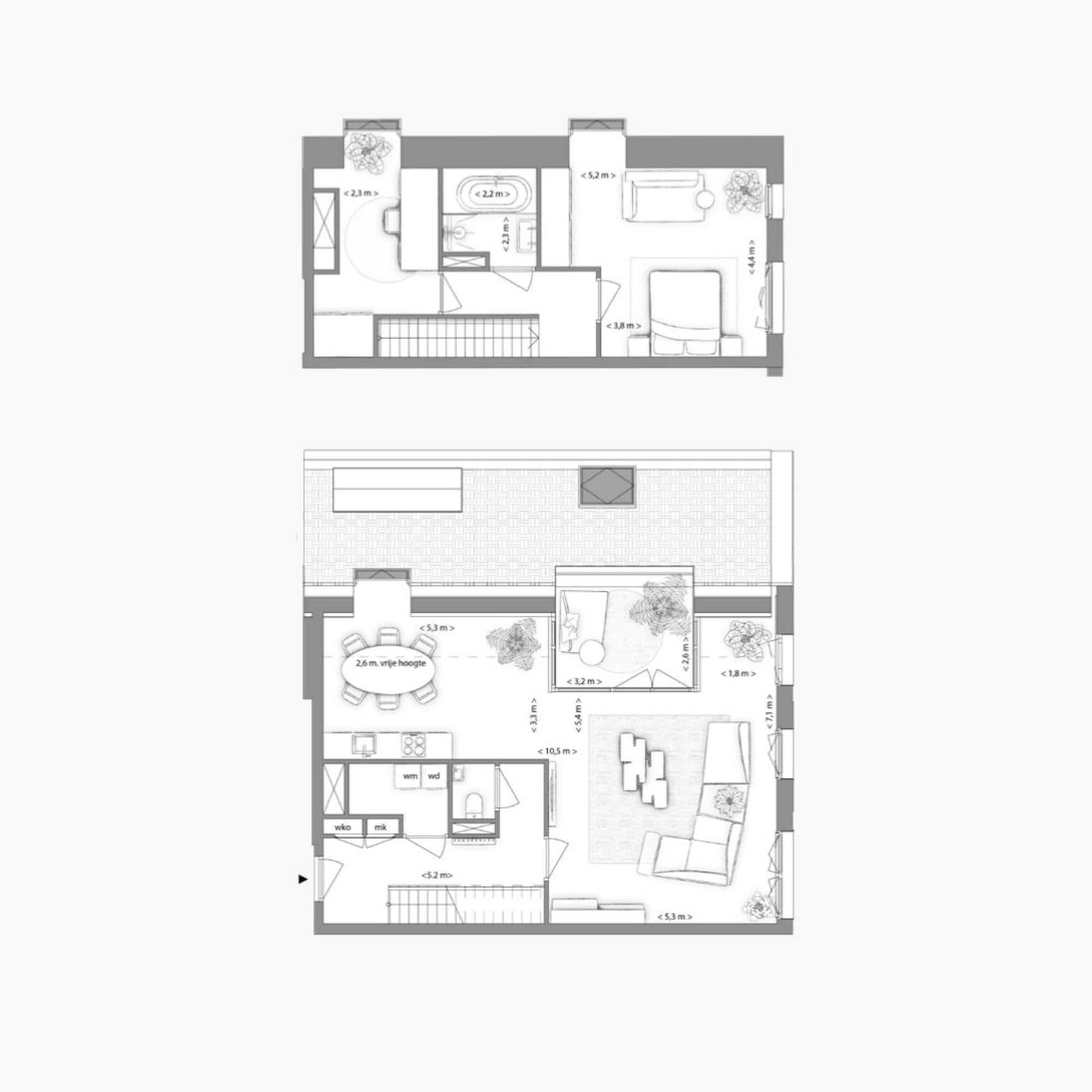 Type I appartement | Kavel 2.6.2 | Nieuw Bergen Eindhoven | Gebouw: VIOLET | Nieuwbouw schilderwerk | Schilder Eindhoven