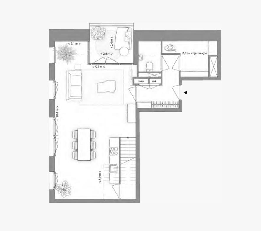 Type J penthouse | Kavel 2.7.1 | Nieuw Bergen Eindhoven | Gebouw: VIOLET | Nieuwbouw schilderwerk | Schilder Eindhoven