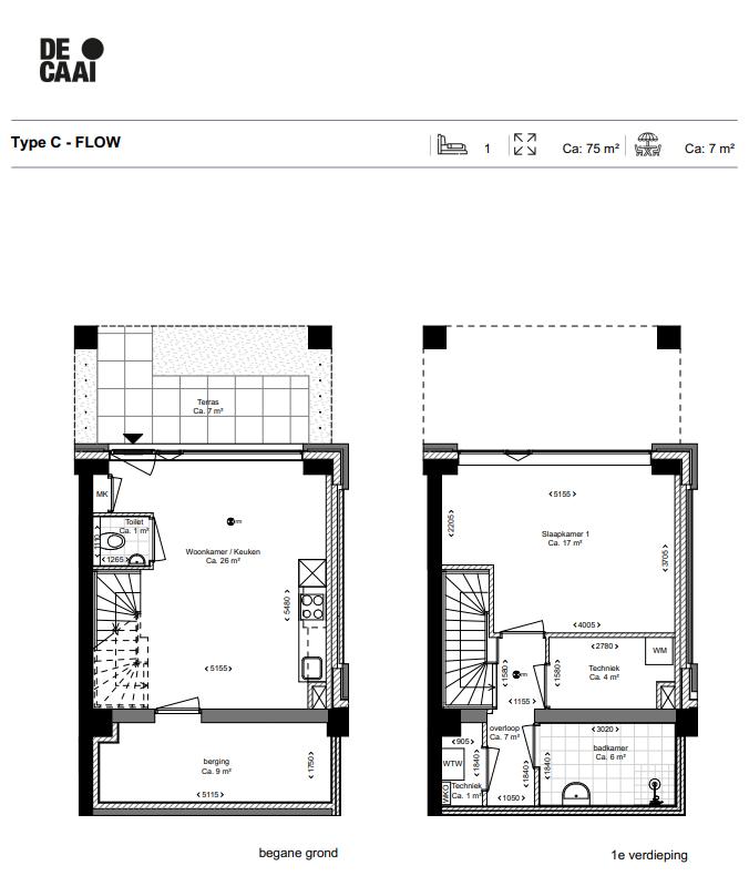TYPE C appartement | De Caai Eindhoven | Gebouw: FLOW | Nieuwbouw schilderwerk | Schilder Eindhoven