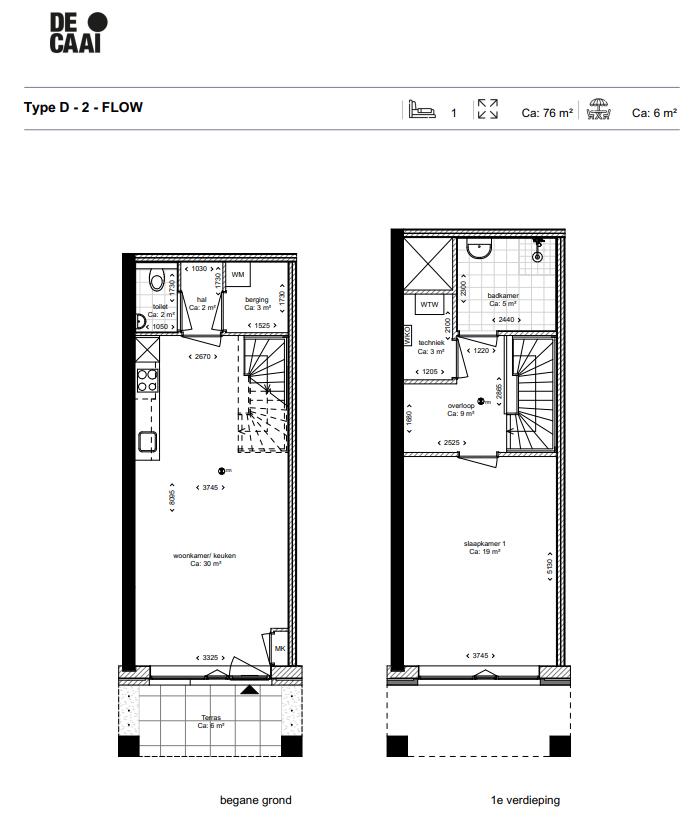 TYPE D - 1 - 2 - 3 appartement | De Caai Eindhoven | Gebouw: FLOW | Nieuwbouw schilderwerk | Schilder Eindhoven