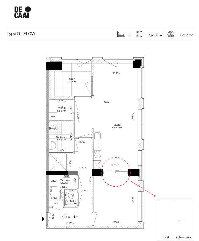 TYPE G appartement | De Caai Eindhoven | Gebouw: FLOW | Nieuwbouw schilderwerk | Schilder Eindhoven