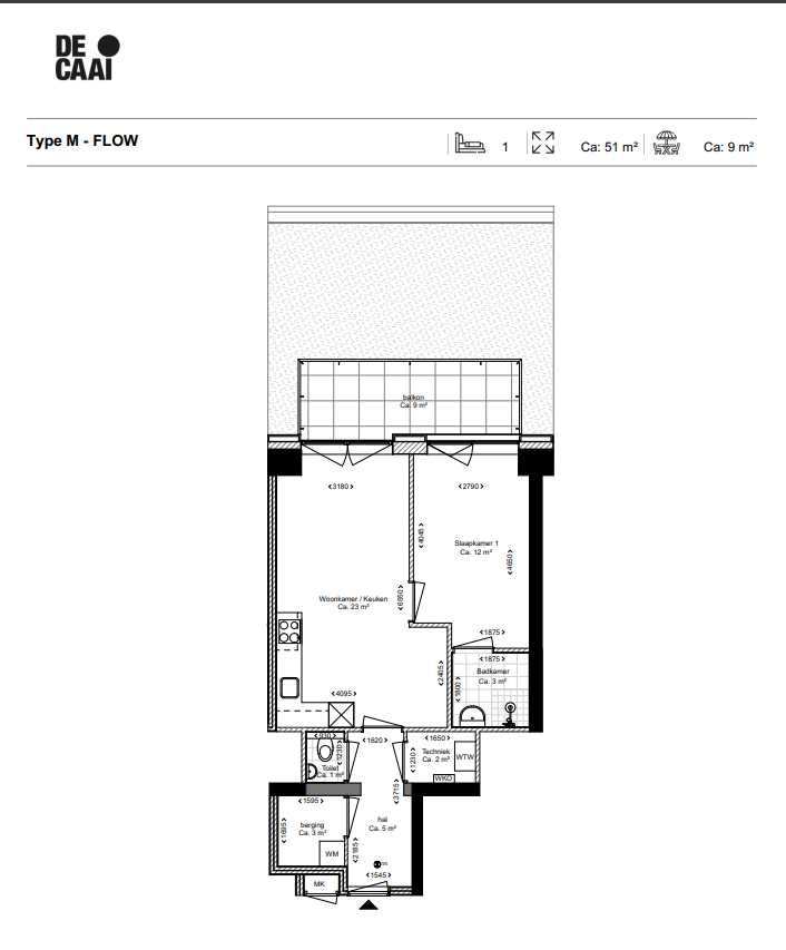 TYPE M appartement | De Caai Eindhoven | Gebouw: FLOW | Nieuwbouw schilderwerk | Schilder Eindhoven