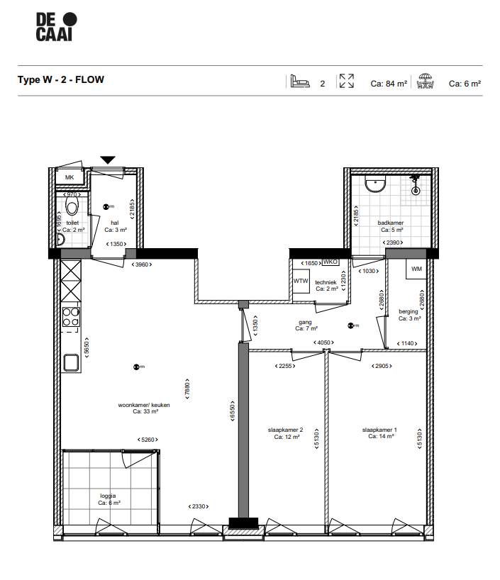TYPE W appartement | De Caai Eindhoven | Gebouw: FLOW | Nieuwbouw schilderwerk | Schilder Eindhoven