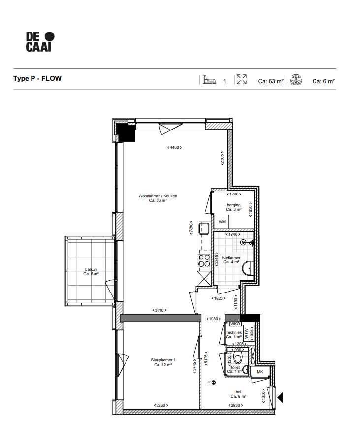 TYPE P appartement | De Caai Eindhoven | Gebouw: FLOW | Nieuwbouw schilderwerk | Schilder Eindhoven