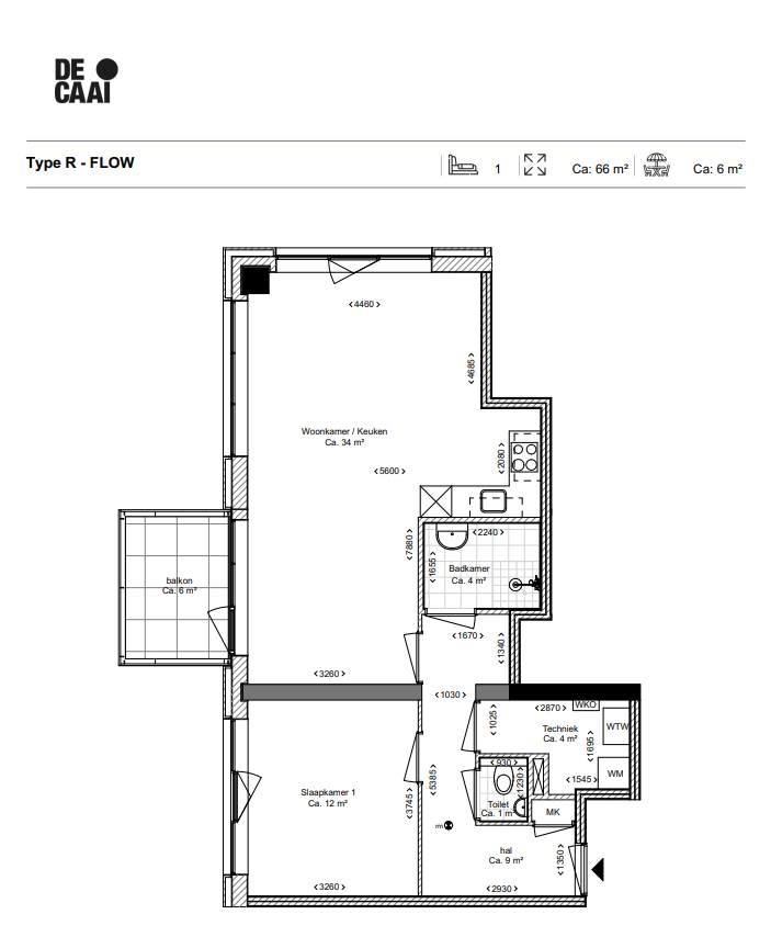 TYPE R appartement | De Caai Eindhoven | Gebouw: FLOW | Nieuwbouw schilderwerk | Schilder Eindhoven