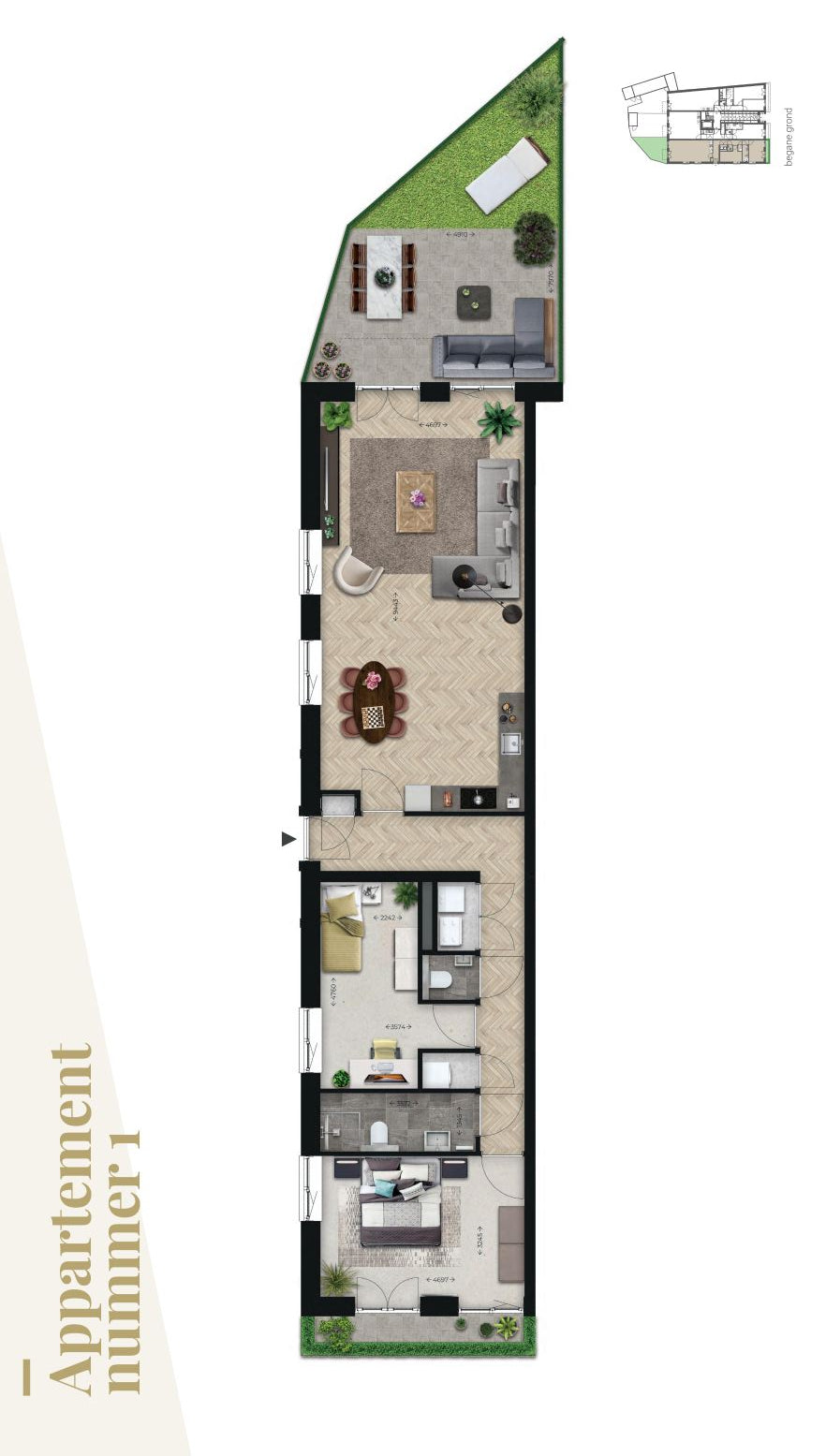 Appartement 1 | 't Laar Heeze | Nieuwbouw schilderwerk | Schilder Heeze