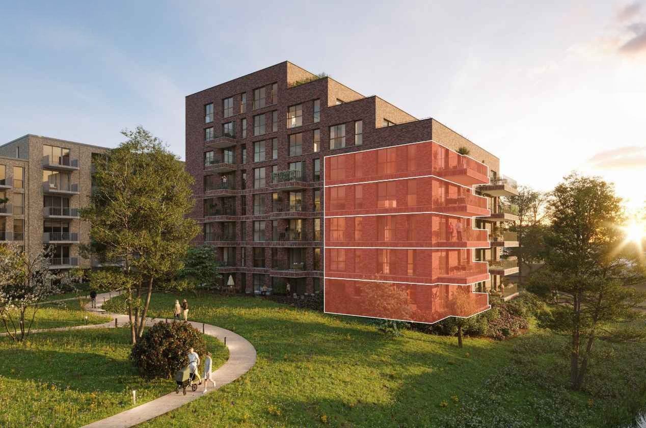 Type B appartement | Bouwnummers C0.04, C1.04, C2.04, C3.04, C4.04 | Genderkwartier Veldhoven | Gebouw: SONATE | Nieuwbouw schilderwerk | Schilder Veldhoven