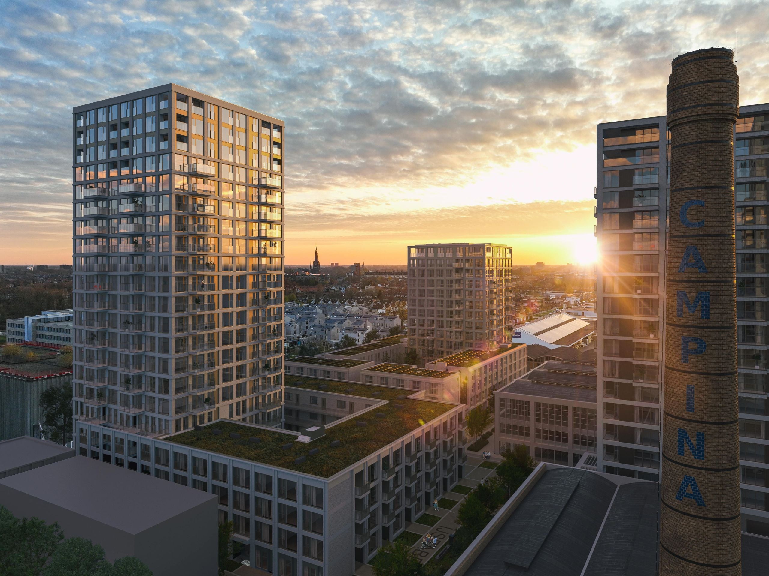 TYPE V - 1 - 2  appartement | De Caai Eindhoven | Gebouw: FLOW | Nieuwbouw schilderwerk | Schilder Eindhoven