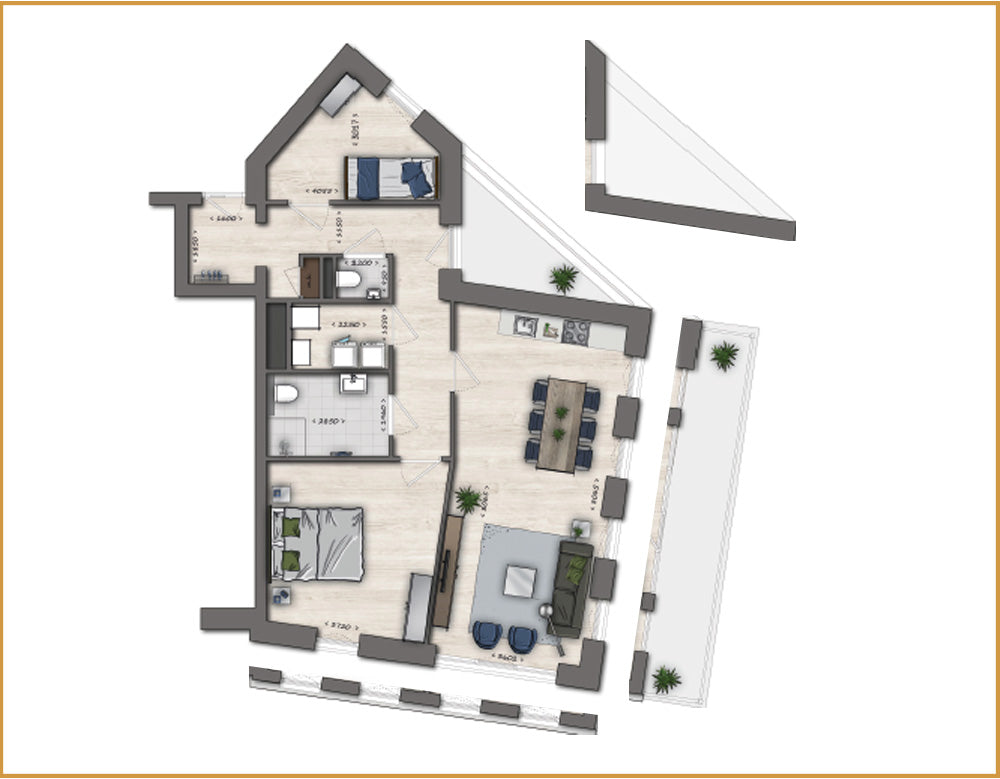 TYPE 5 appartement | Entrada Geldrop |  | Kavels 0.5, 1.5,2.5 &3.5 | Nieuwbouw schilderwerk  | Schilder Geldrop