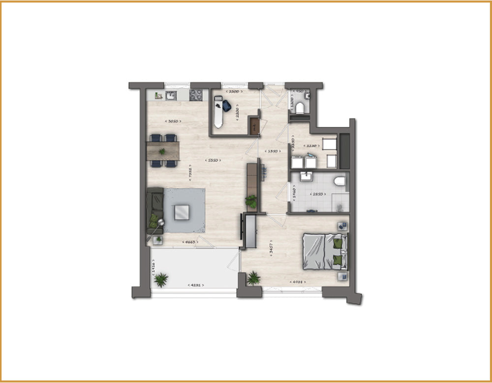 TYPE 4 appartement | Entrada Geldrop |  | Kavels 0.4, 1.4,2.4 &3.4 | Nieuwbouw schilderwerk | Schilder Geldrop