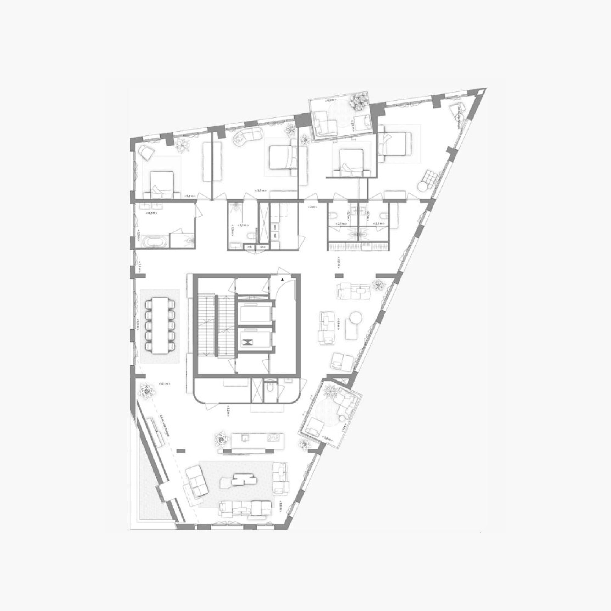 Type E penthouse  | Kavel 1.14.1 | Nieuw Bergen Eindhoven | Gebouw: INDIGO | Nieuwbouw schilderwerk | Schilder Eindhoven