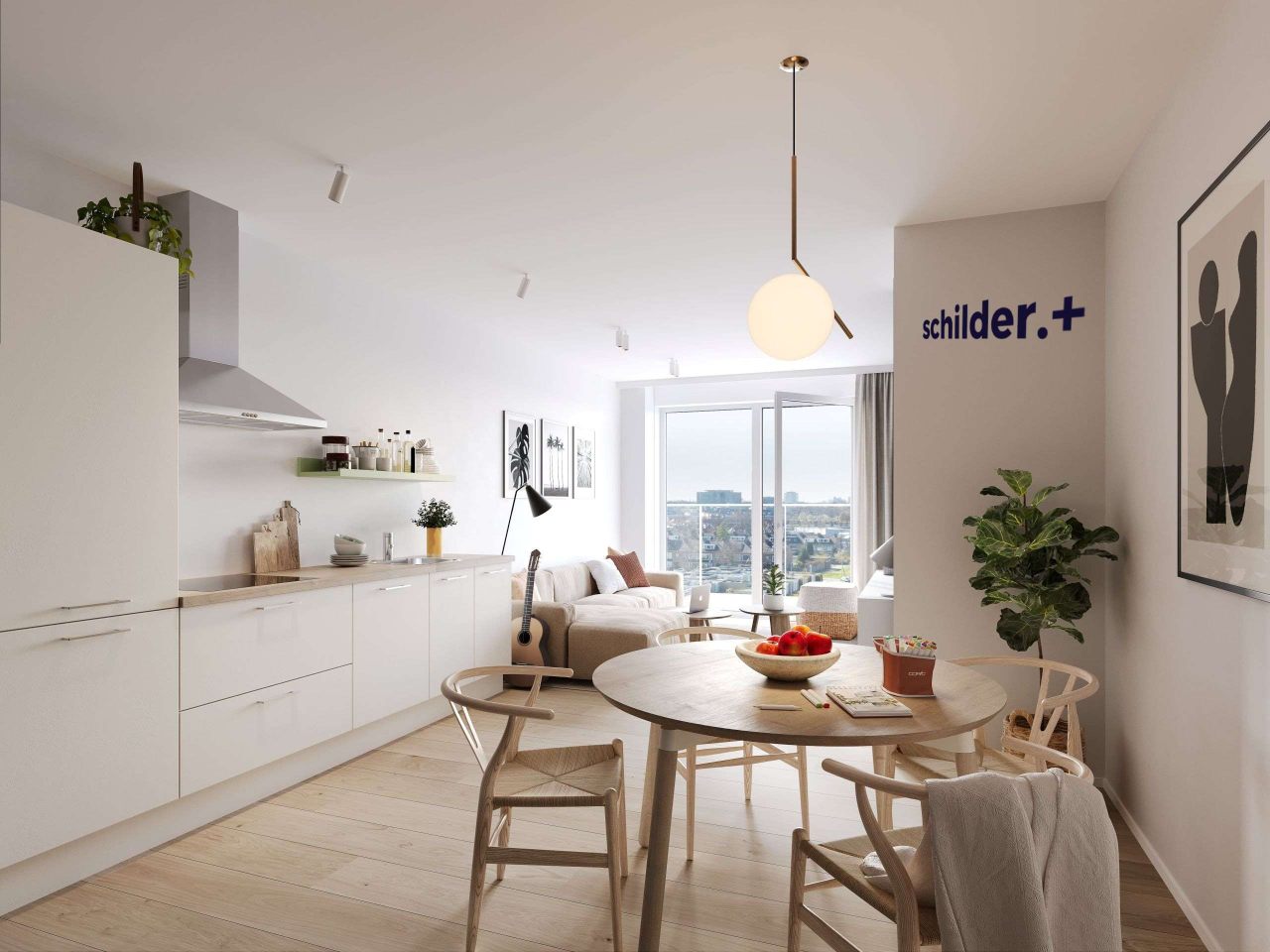 TYPE i (I) appartement | De Caai Eindhoven | Gebouw: FLOW | Nieuwbouw schilderwerk | Schilder Eindhoven