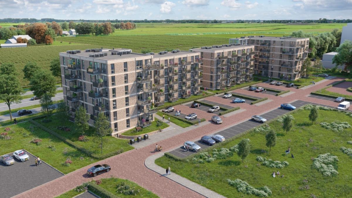 Blok A1 appartementen | Bouwnummers 2, 5, 9, 13, 17, 21 | De poort van Deurne | Nieuwbouw schilderwerk | Schilder Deurne