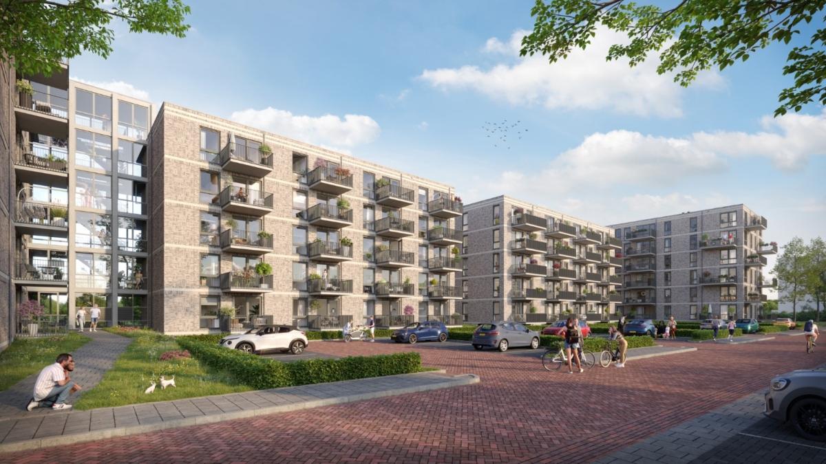 Blok A1 appartementen | Bouwnummer 1 | De poort van Deurne | Nieuwbouw schilderwerk | Schilder Deurne