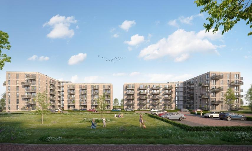 Blok B2 appartementen | Bouwnummers 67, 71, 75, 79, 83 | De poort van Deurne | Nieuwbouw schilderwerk | Schilder Deurne