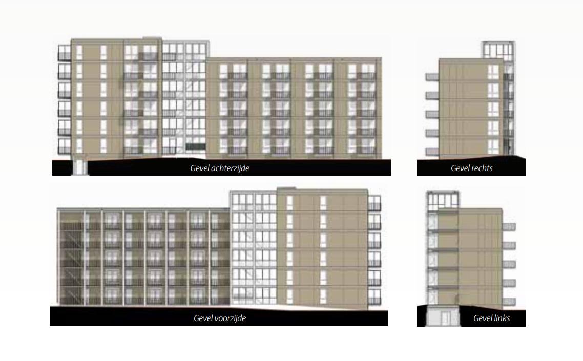 Blok B1 appartementen | Bouwnummers 45, 46, 49, 50, 53, 54, 57, 58, 61, 62 | De poort van Deurne | Nieuwbouw schilderwerk | Schilder Deurne