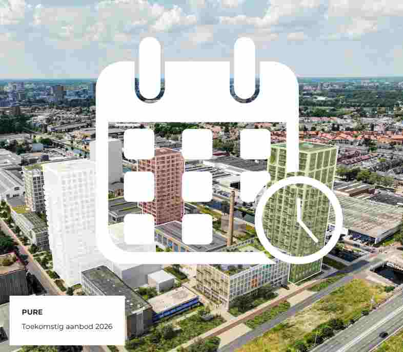 RESERVEER OPTIE 2026 | De Caai Eindhoven | Gebouw: PURE | nieuwbouw schilderwerk